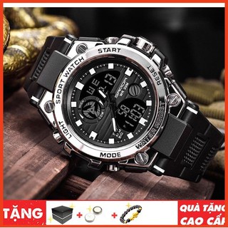 Đồng Hồ Thể Thao Nam Kim Điện Tử SANDA Chính Hãng Đa Chức Năng, PHONG CÁCH, Chống Va Đập, Chống Nước, Siêu Sành Điệu