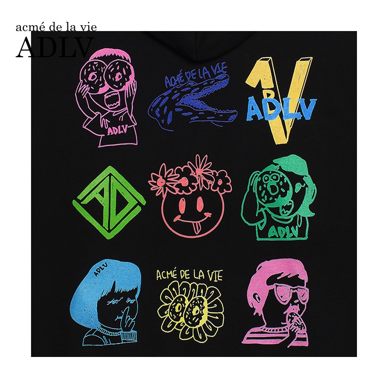 ADLV Áo Hoodie Dáng Rộng Thời Trang Phong Cách Hàn Quốc Cho Nam / Nữ | BigBuy360 - bigbuy360.vn