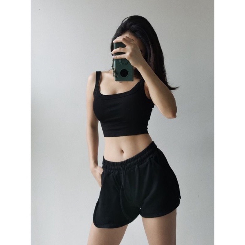 - CT - QUẦN ĐÙI CÓ TÚI LEN TĂM XINH XẮN - CT -