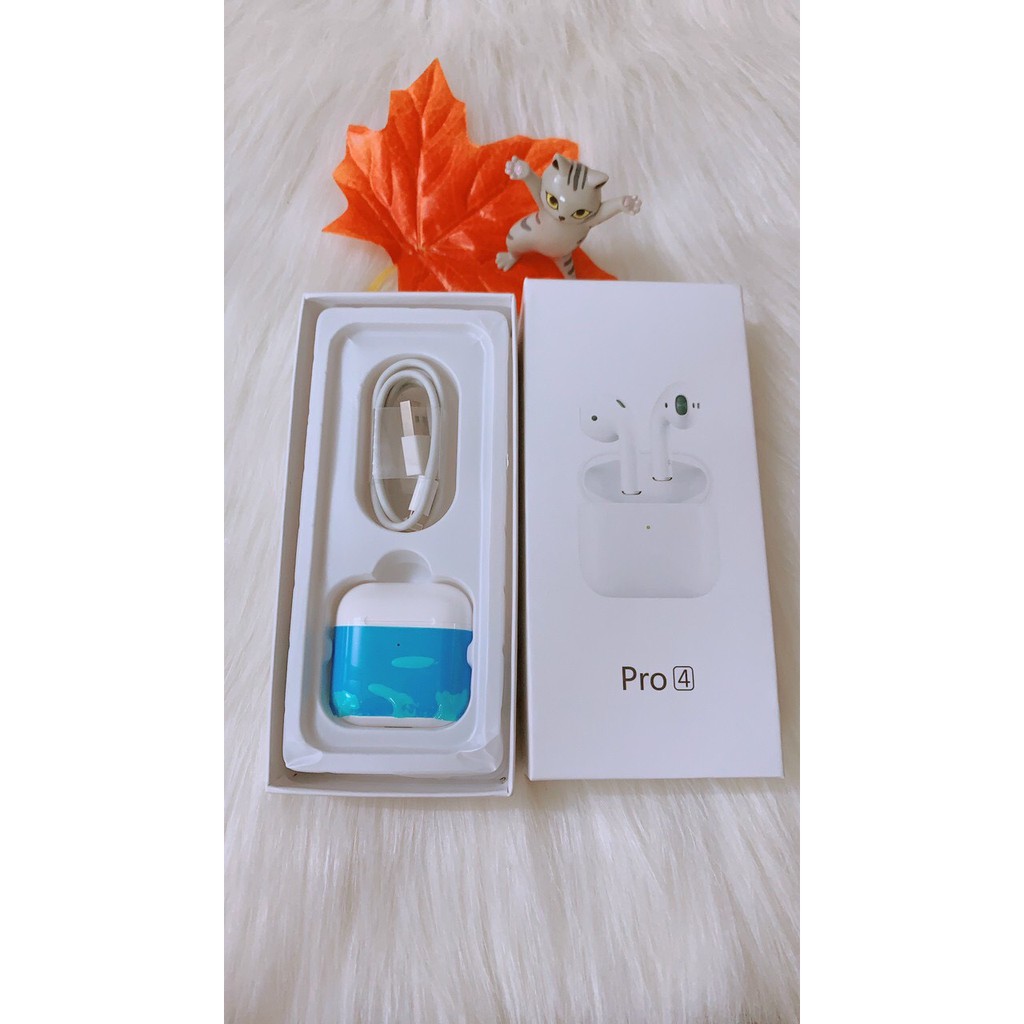 [ Free Ship] Tai Nghe Bluetooth 💕 Tai Nghe Airpod Pro 4💕 Phiên Bản Nâng Cấp 💕 Cảm Ứng Bluetooth 5.0 Âm Thanh Sống Động | BigBuy360 - bigbuy360.vn