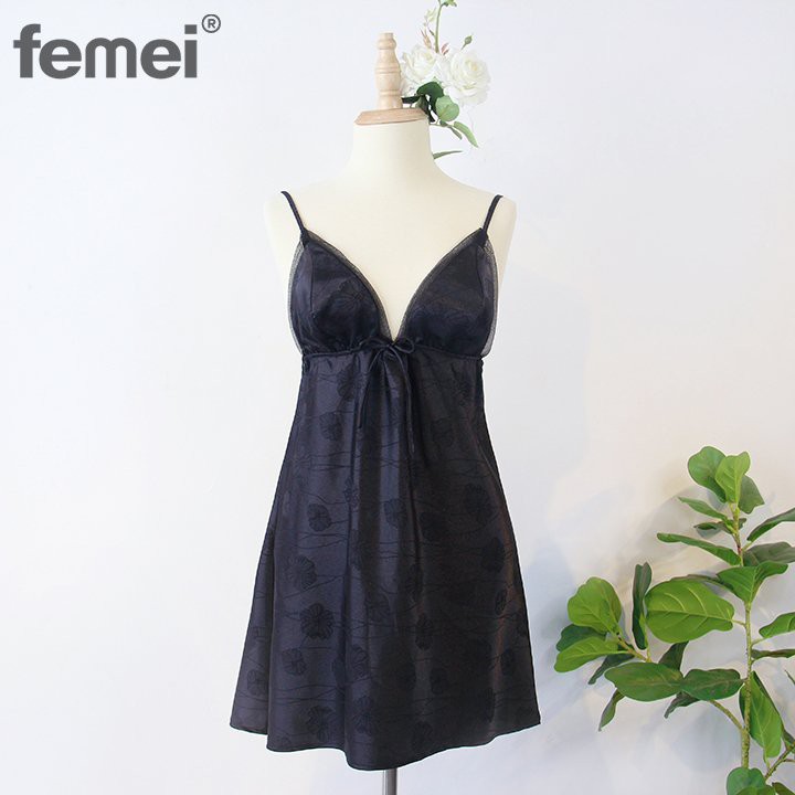 FEMEI - Đầm 2 dây satin DRR001 | BigBuy360 - bigbuy360.vn