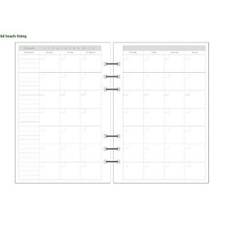Lõi sổ A5 planner