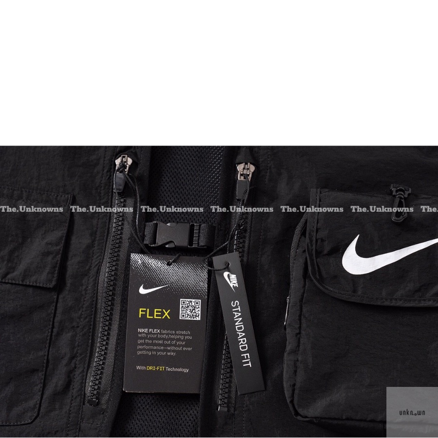 [Mirror Quaility] N!KE SWOOSH F.C TACTICAL VEST,Áo Ghi lê N!ike cao cấp full túi tag