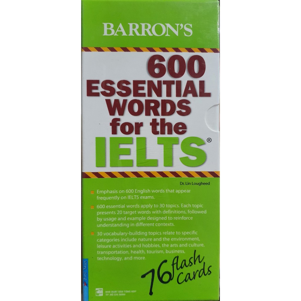 Hộp Flash Cards - 600 Essential Words For The IELTS