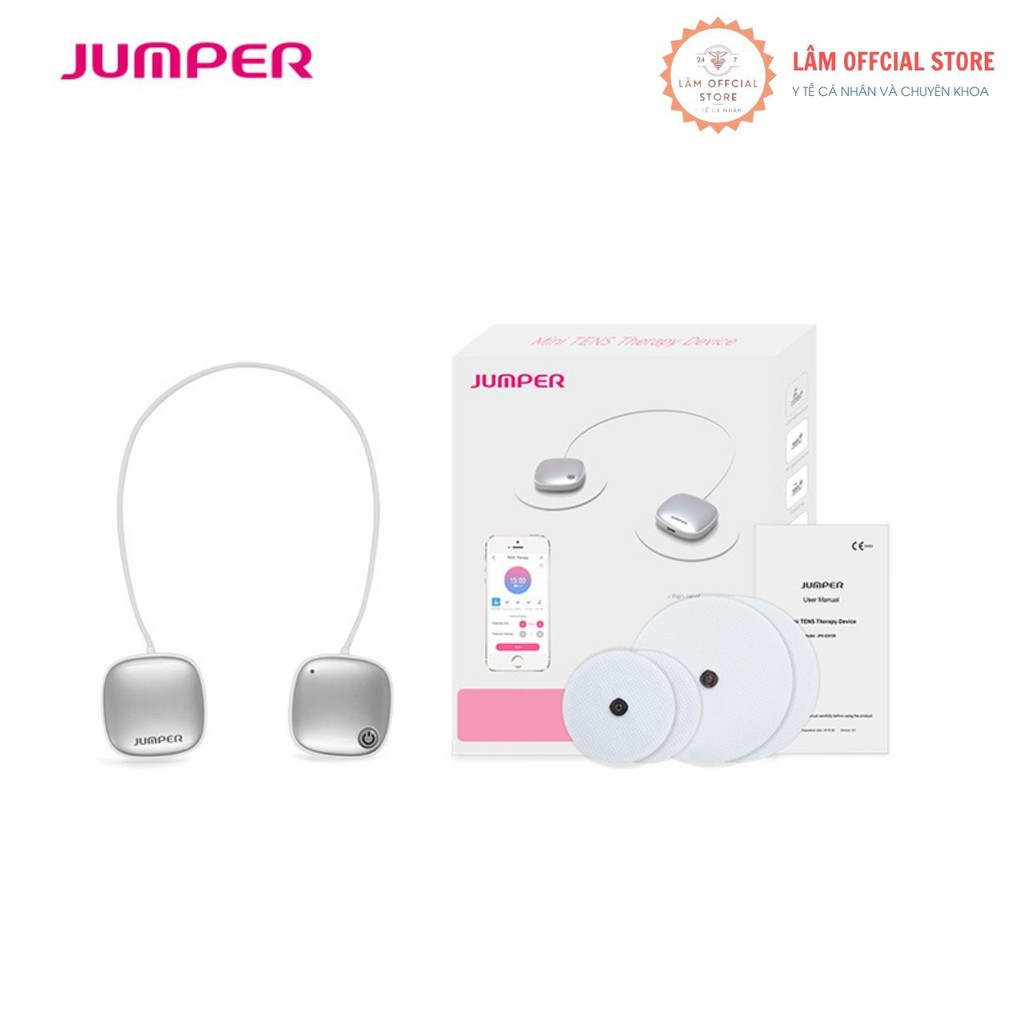 Máy massage, máy massage vật lý trị liệu phương pháp TENS JUMPER JPD-ES100 kết nối Bluetooth