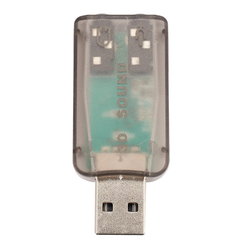 Usb Chuyển Đổi Thẻ Âm Thanh Ngoài Với Giắc Cắm Tai Nghe Và Micro Cho Usb