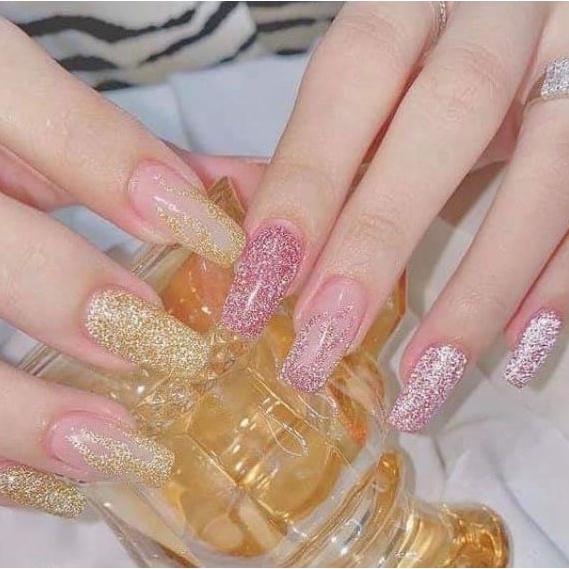 Sơn móng tay gel sơn nhũ Flash siêu sáng sơn gel AS ASZ chai đỏ 15ml