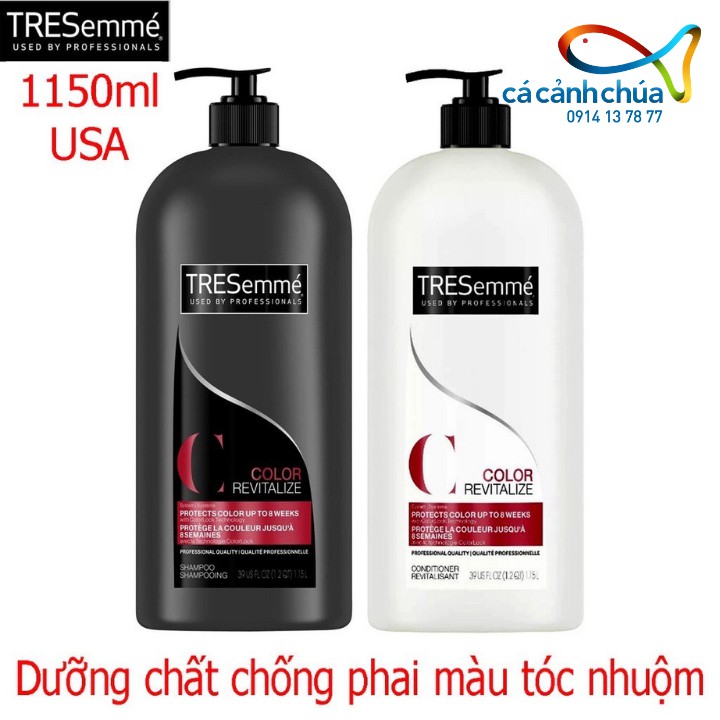 Dầu gội và xả giành cho tóc nhuộm Tresemme Protection 1.15L - Mỹ