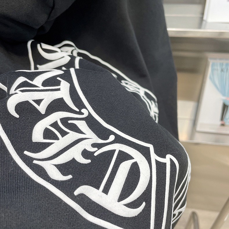 ⚡️ - Áo Hoodie Zip Chrom Heart Logo Grey, Áo khoác CH khóa kéo, áo hoodie khóa kéo