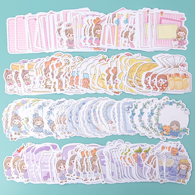 Sổ Tay Ghi Chú DIY Chống Dính Kiểu Nhật Bản Dễ Thương