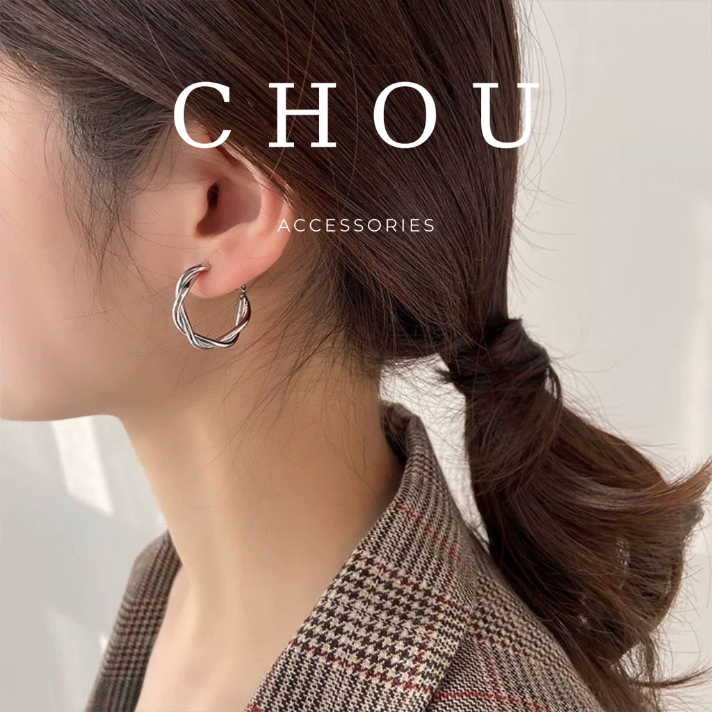 Bông Tai Tròn Xoắn | CHOU ACCESSORIES |