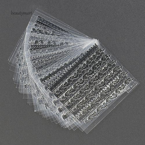 [Hàng mới về] Set 30 tấm sticker ren 3D dán trang trí móng thủ công nghệ thuật