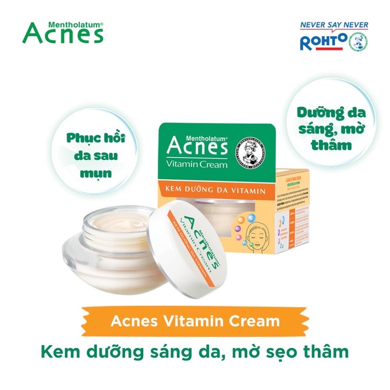 (HSD 2024) Kem dưỡng da Vitamin Acnes Vitamin Cream 40g