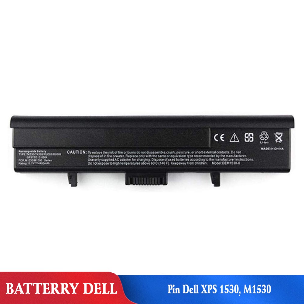 Pin Dell XPS 1530, M1530, INSPIRON 1318,M15300, PU556 PU563 WR050 WR053 NT349 1318,NX511, WR050 451-10473