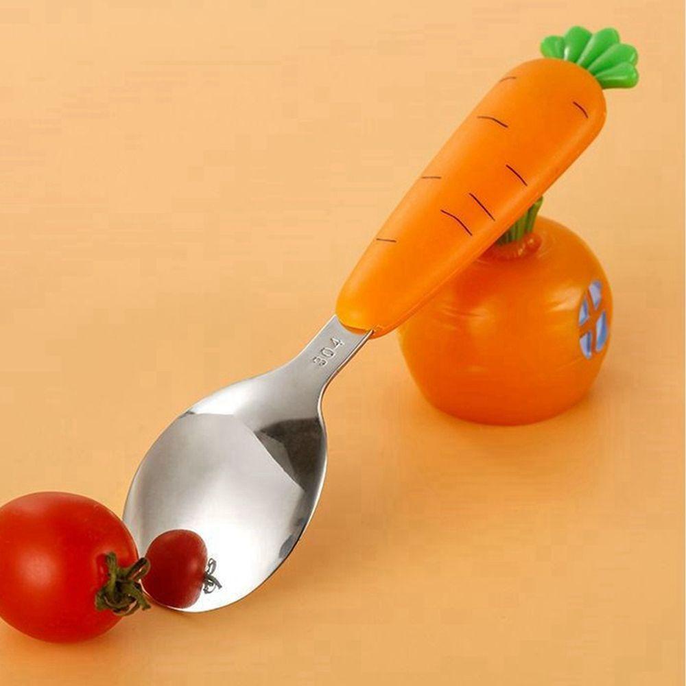 Bộ Dụng Cụ Ăn Uống Bằng Thép Không Gỉ Cho Trẻ Em