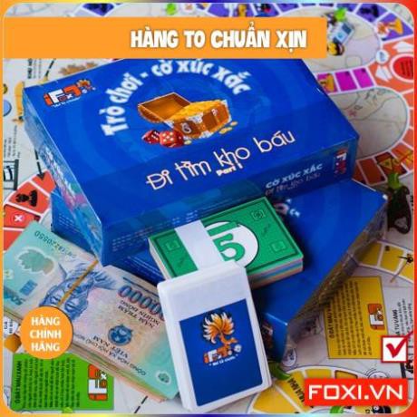 Board game-Đi tìm kho báu phần 1-Foxi-trò chơi gia đình tương tác phát triển tư duy và lý thú