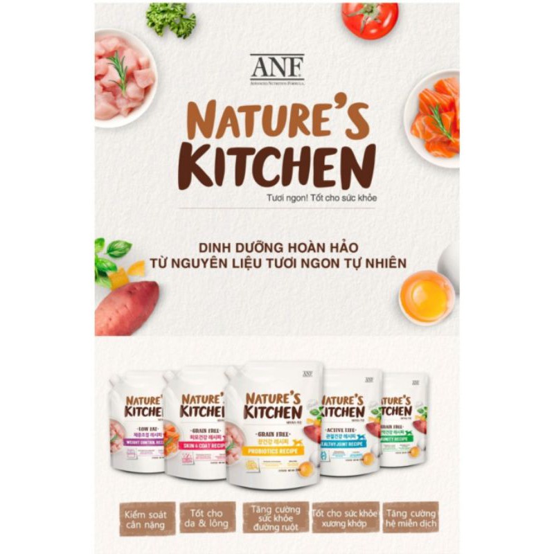 2kg HẠT THỨC ĂN CHỨC NĂNG TỐT CHO SỨC KHỎE ĐƯỜNG RUỘT NATURE'S KITCHEN