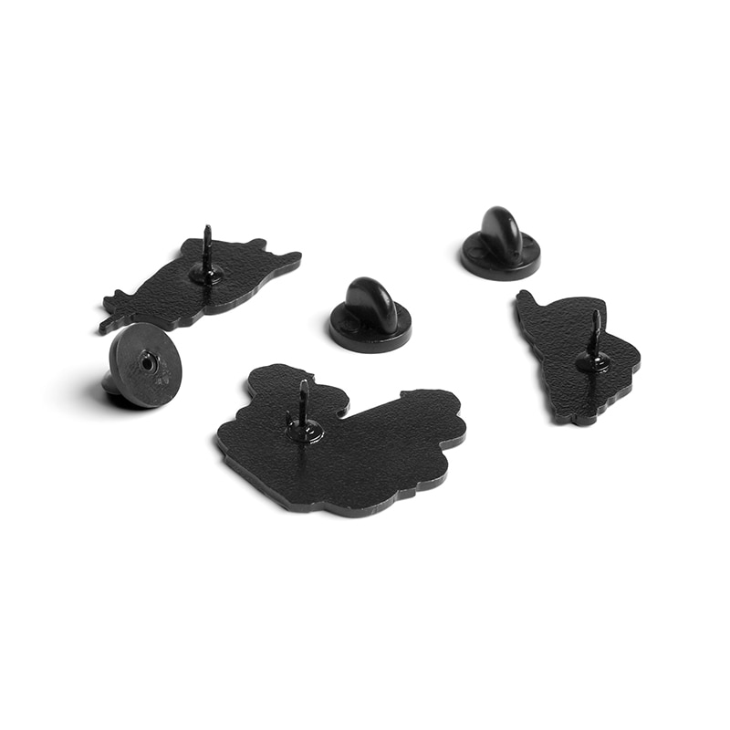 Ghim Cài Áo QIHE JEWELRY Hình Bánh Pizza Zombie Hoạt Hình Dễ Thương