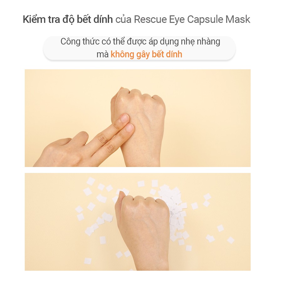 Tinh Chất Dưỡng &amp; Hạn Chế Nếp Nhăn Cho Mắt KOCOSTAR RESCUE EYE CAPSULE MASK_Mỹ phẩm Hàn Quốc chính hãng