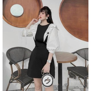Đầm kiểu tay thắt nơ bèo