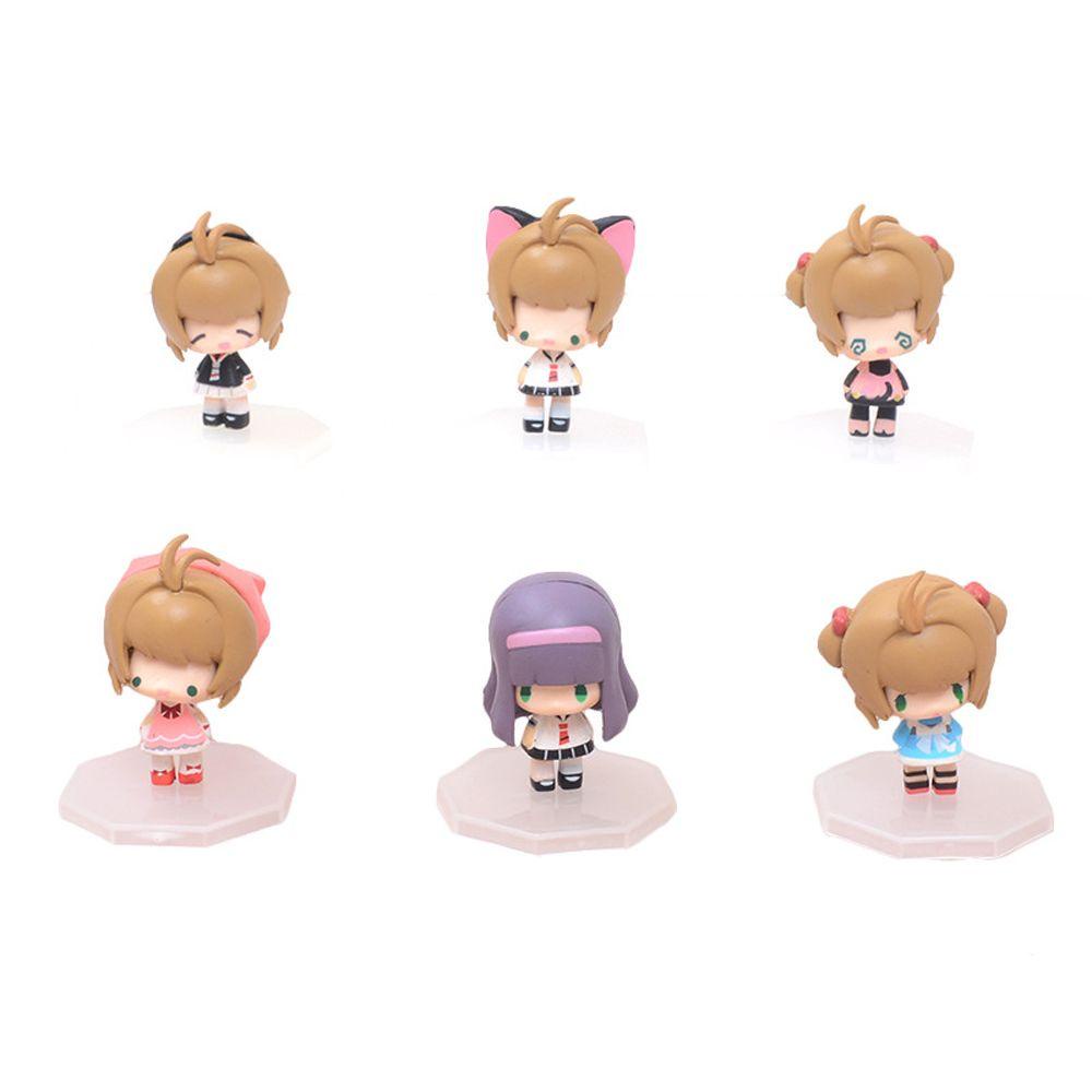 IVORY Mô Hình Búp Bê Thủ Lĩnh Thẻ Bài Sakura Dễ Thương Dùng Trang Trí Bàn Làm Việc