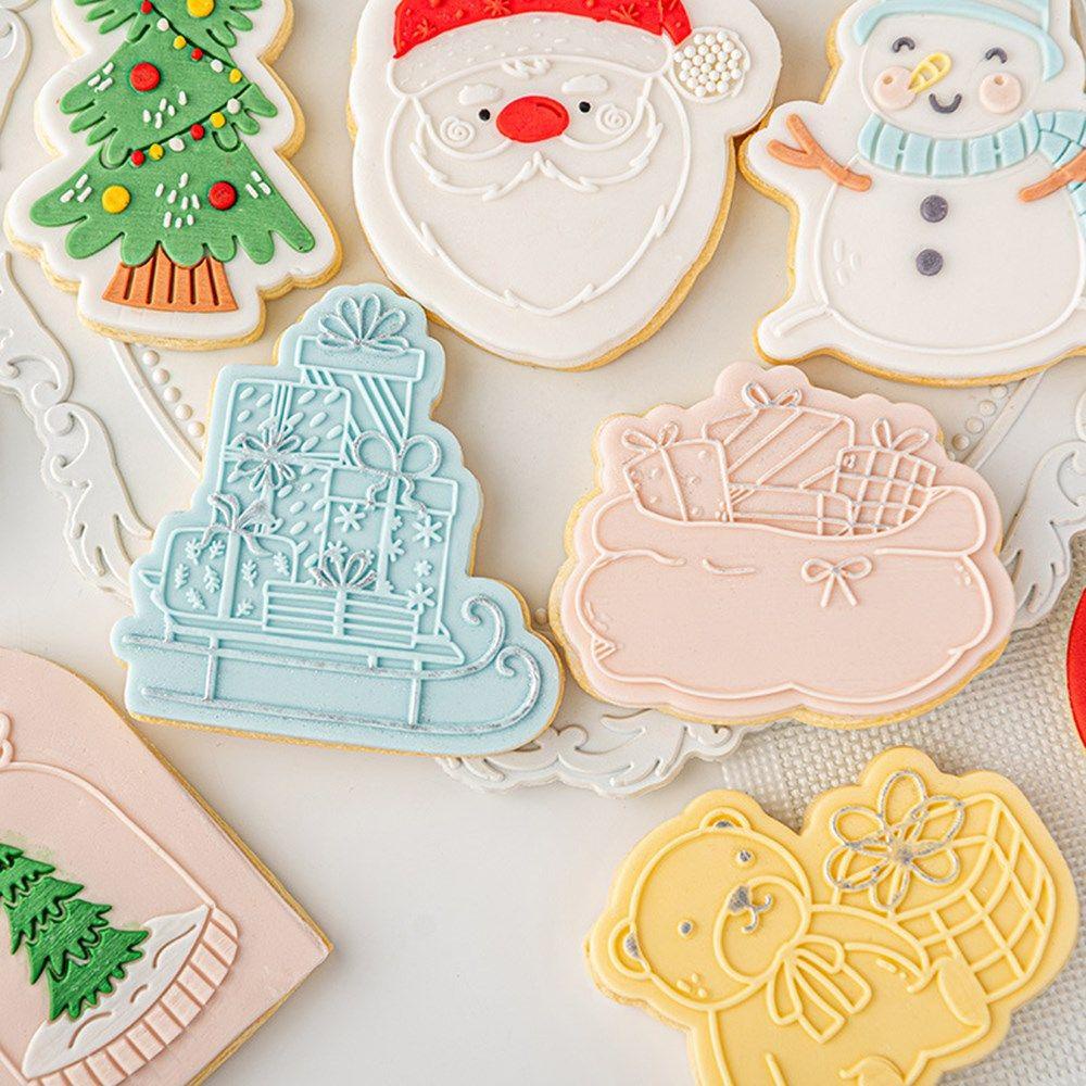 Subei Khuôn Làm Bánh Quy Hình Tuần Lộc / Ông Già Noel