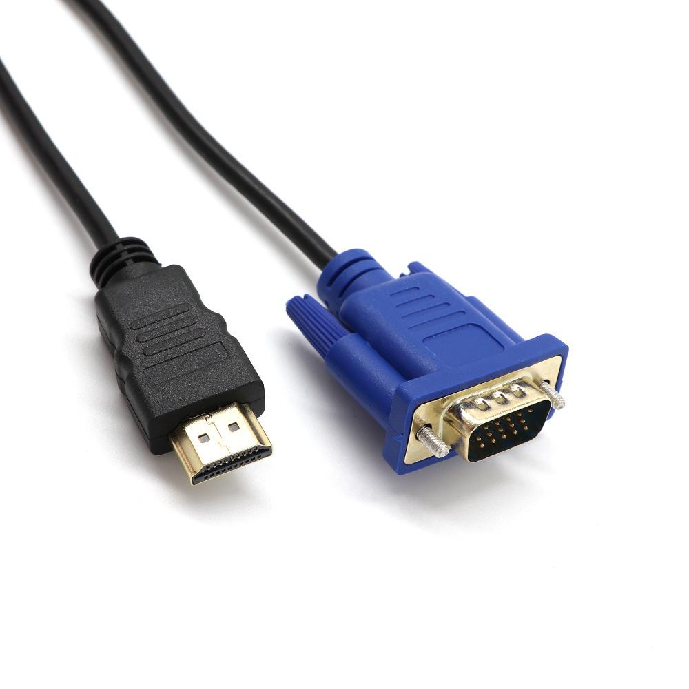Cáp Chuyển Đổi HDMI Sang VGA Chuyên Nghiệp 1.8M 6FT Độ Nét Cao