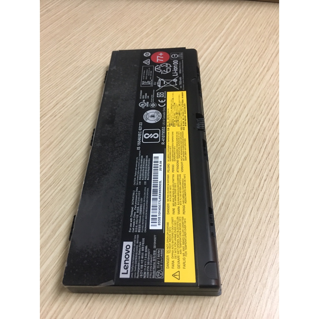 HÀNG ZIN  Pin Battery Laptop Lenovo Thinkpad P50 P51 P52 00NY493 00NY492 77+ Originals