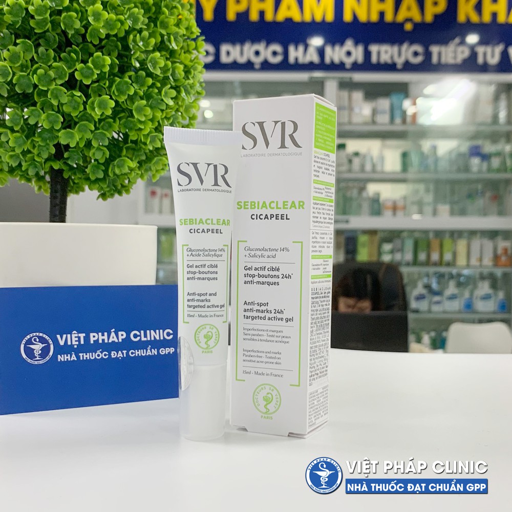 Gel Giảm Mụn SVR Sebiaclear Cicapeel 15ml