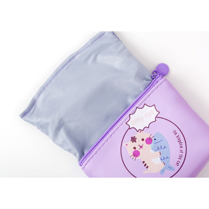 Hoạt Hình Ví Da pu Đựng Tiền Xu Hình Mèo Con Xinh Xắn