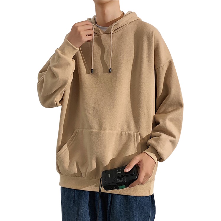 [Mã 12FASHIONSALE1 giảm 10K đơn 50K] Áo khoác Hoodie Nam, Hoodie Basic Unisex Nỉ From Rộng Màu Xám - Basic Boutique | BigBuy360 - bigbuy360.vn