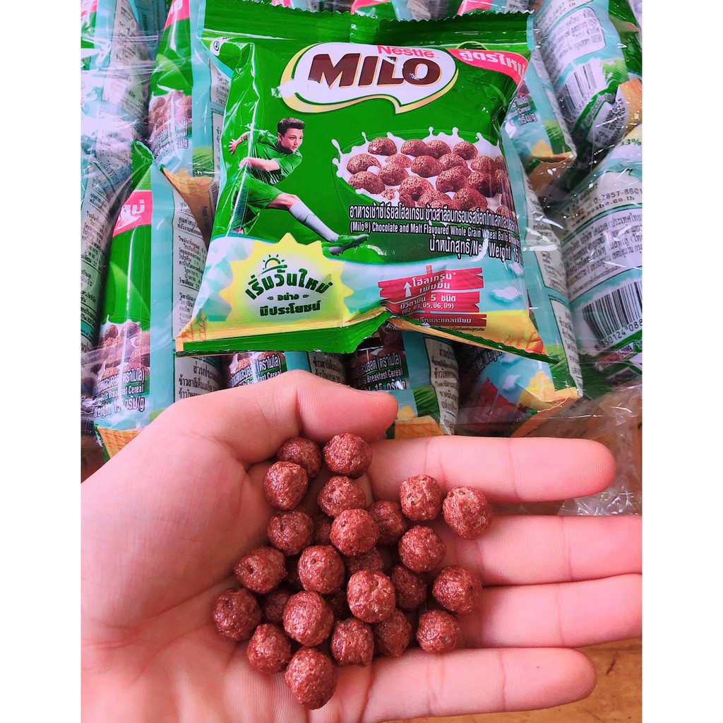 Bỏng milo Thái Lan 47k/ bịch 12 gói