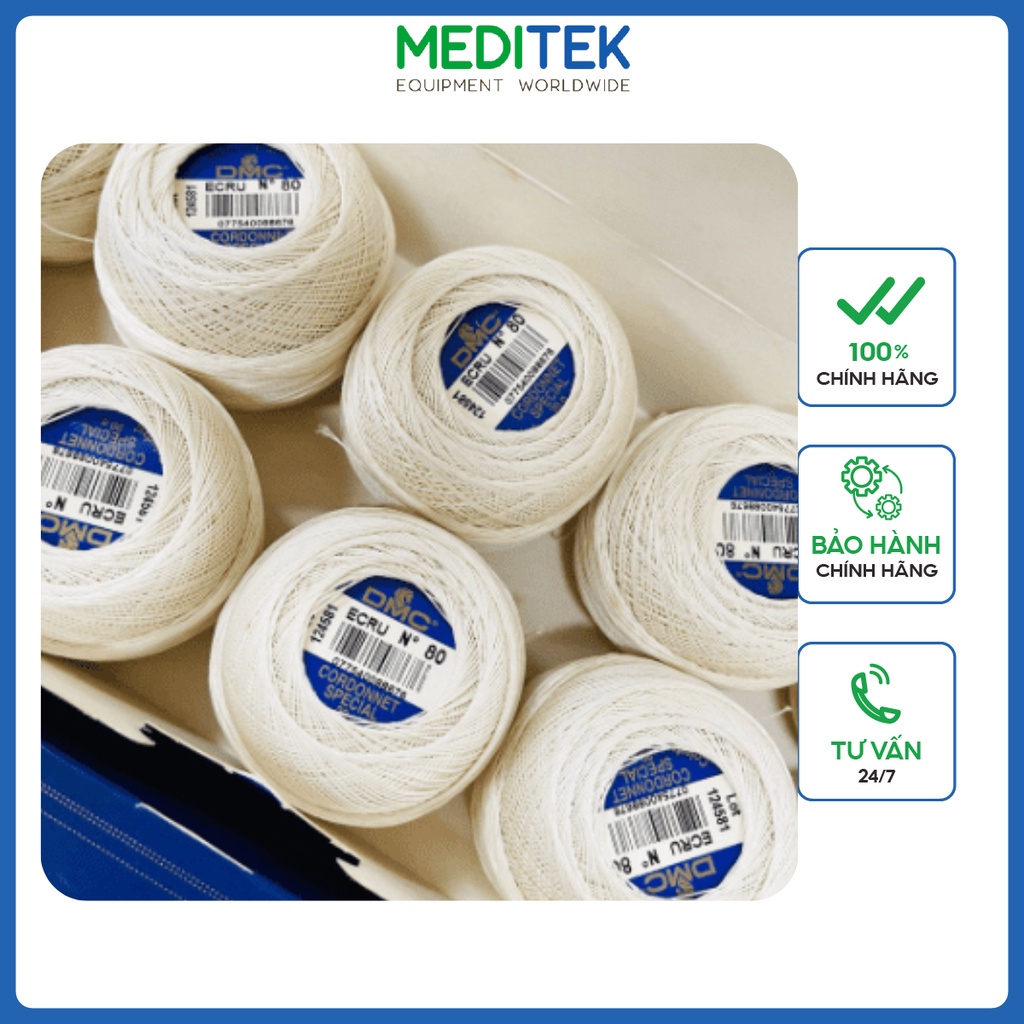 Chỉ lanh Pháp y tế , Chỉ lanh DMC các size 20,30,40,50,60,70,80,100