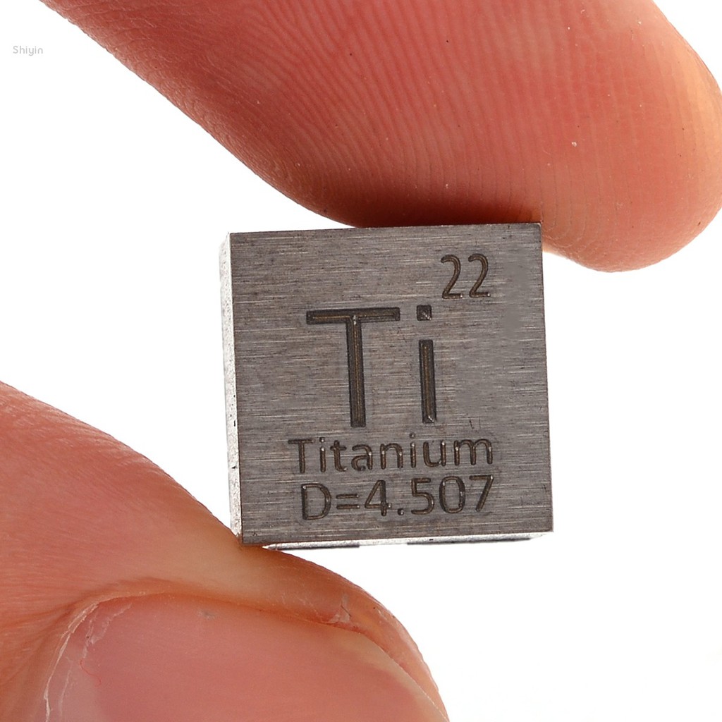 1 Khối lập phương kim loại titan 99.5% độ tinh khiết cao 10mm