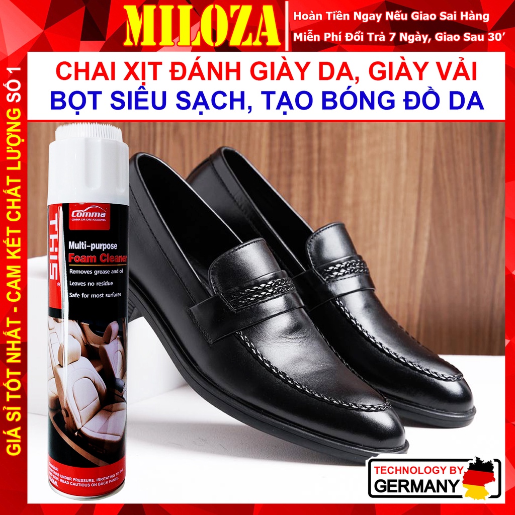 [MILOZA] Chai Vệ Sinh Giày - Vệ Sinh Giày - Làm Sạch Túi Xách, Ví, Thắt Lưng, Sofa, Ghế Da - Lọ Lớn Dạng Bọt - THIS FOAM