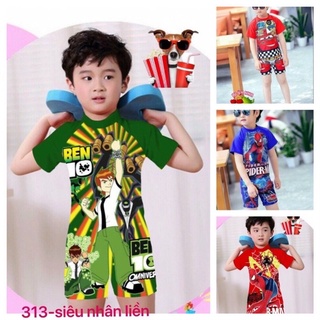 Bộ bơi bé trai hình siêu nhân