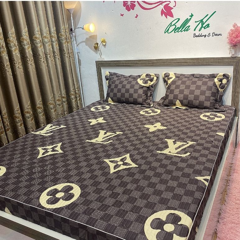 Ga gối trần chun Cottong Hàn , ga gối cottong cao cấp full zize