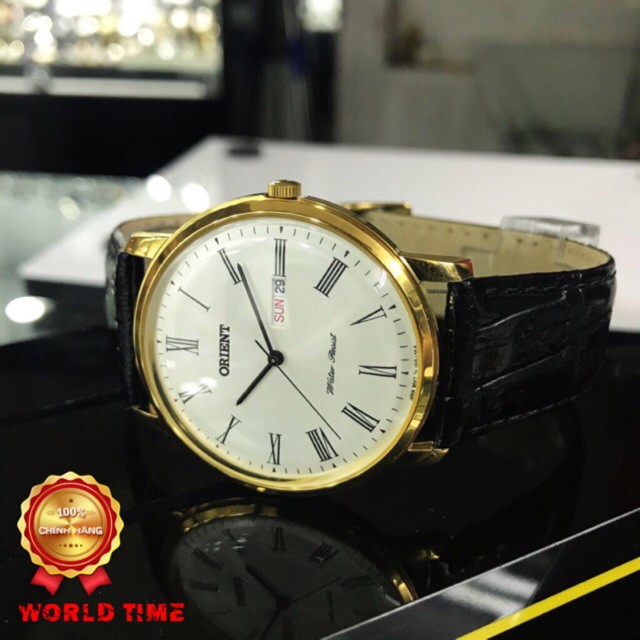 Đồng hồ Nam Chính Hãng Orient Bam FUG1R007W6 , Quartz [Full Box + Sổ BH Toàn Cầu 3 Năm] Dây Da Cao Cấp