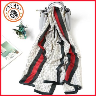 Khăn Lụa Gucci Thời Trang Bốn Mùa Thanh Lịch Cho Nàng Mẫu Mới Nhất Thị Trường Size 90x180 cm