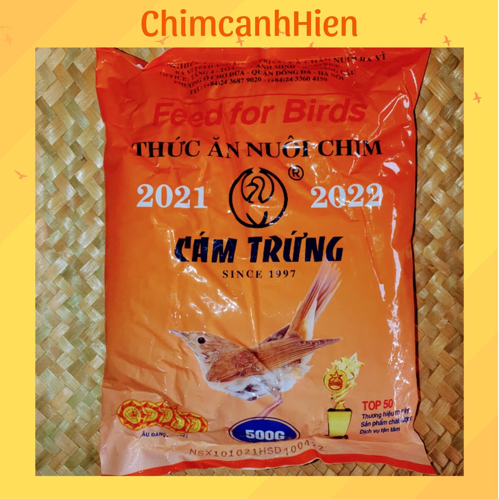 Cám trứng Ba Vì cho các loại chim - 500gr