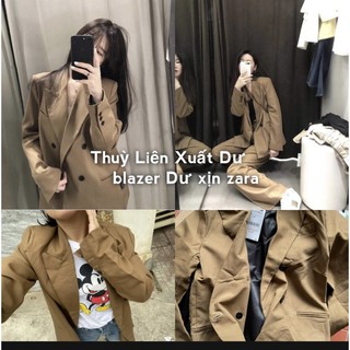 Áo khoác blazer nữ zara bản cúc mài