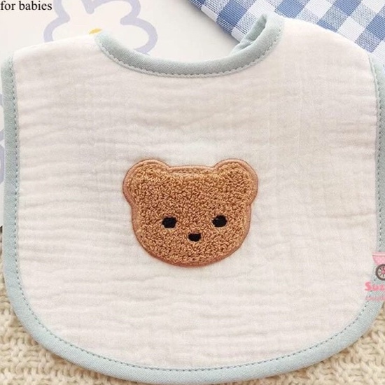 miếng dán gấu trang trí quần áo, sticker trang trí quần áo.