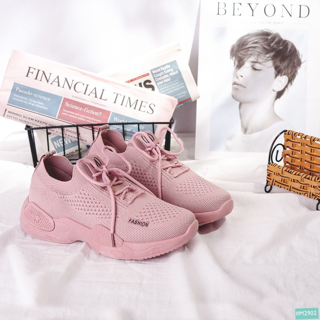 [MỚI NHẤT-BÁN CHẠY] Giày BATA  nữ Cổ thun màu hồng FULL Thời Trang | Giày Nữ Cao Cấp Giá Rẻ Phong Cách Hàn Quốc 2019