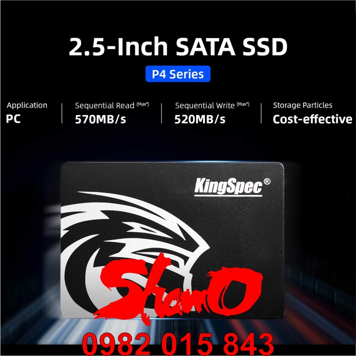 Ổ cứng SSD 2.5” KingSpec 120GB (P4) – Chính Hãng – Bảo hành 3 năm – SSD 120GB