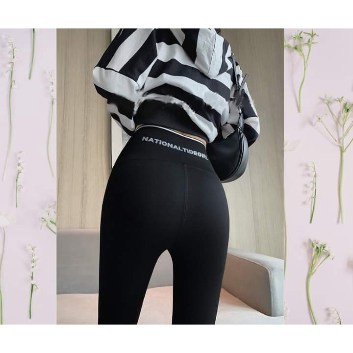 Quần Legging cạp chéo duyên dáng chất cotton dành cho nữ- Xưởng May ThuVu