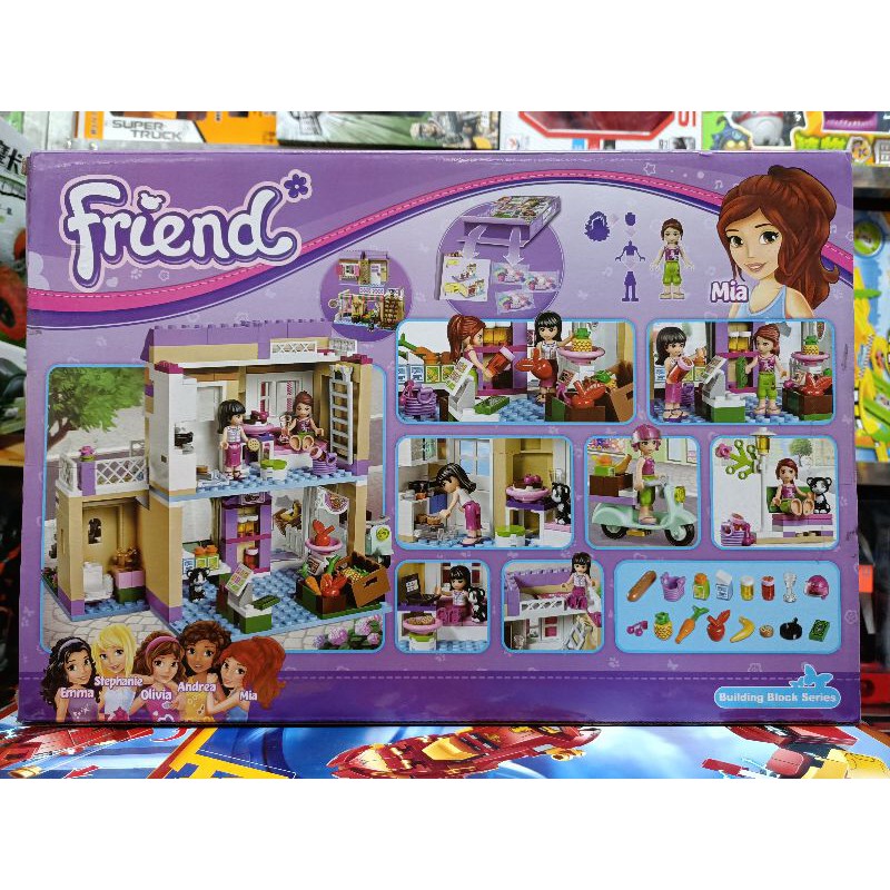 Mã 10495 - Xếp hình lắp ghép lê gô FRIEND