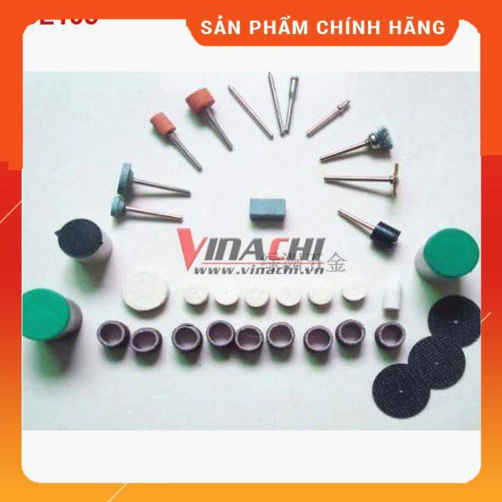 Bộ Chà Lu 105 Món - Bộ phụ kiện chuyên dụng cho những loại máy mài khắc mini để khoan, mài, khắc, đánh bóng sản phẩm