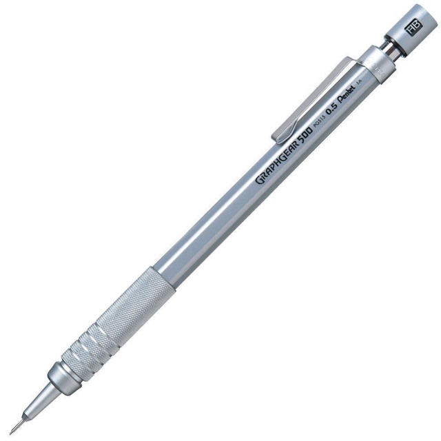 Bút chì kim kỹ thuật Pentel GraphGear PG515/517, Chì Bấm Cơ Khí (0.5/0.7mm)