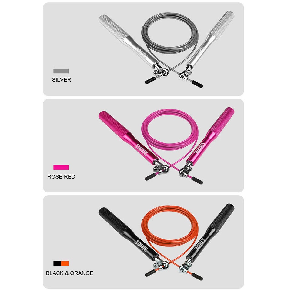 Aolikes Dây Nhảy Bằng Nhôm Có Thể Điều Chỉnh Cho Nam Và Nữ