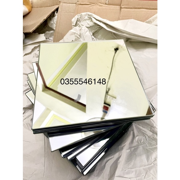 Gương dán tường, gương ghép soi toàn thân 20x20cm Giá xưởng